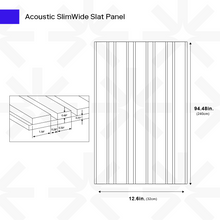 Carregar imagem no visualizador da galeria, Acoustic SlimWide Panel