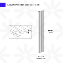 Carregar imagem no visualizador da galeria, Acoustic Wooden Wall Panel