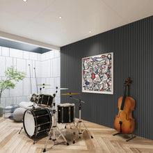 Carregar imagem no visualizador da galeria, Acoustical 100% Polyester Wall Panel, 48x24x0.7 Sound Proof Wall Panels