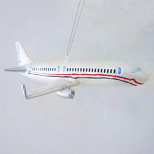 Carregar imagem no visualizador da galeria, Airplane Glass Christmas Ornament
