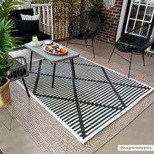 Load image into Gallery viewer, Anah 3D Black Outdoor Rug