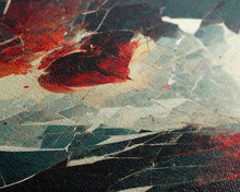 Load image into Gallery viewer, Anatomy of a Broken Heart, Framed Canvas Print, Ready To Hang Framed Wall Art, Living Room Wall Hanging