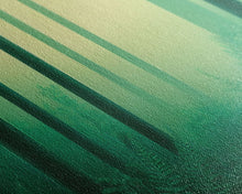 Load image into Gallery viewer, Emerald Green Forest Landscape, Panoramic Art, Framed Canvas, Framed Wall Art, Wall Art With Frame