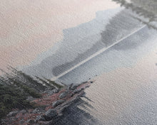 Load image into Gallery viewer, Beautiful Pacific Northwest Landscape, 3 Piece Framed Canvas Print Set, Washington Seattle Landscape Painting, PNW Decor, Oregon Art