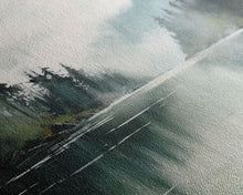 Carregar imagem no visualizador da galeria, 3 Piece Triptych Canvas Print Set, Oil Painting Landscape Painting, Tropical River Scene, Minimalist Boho Decor