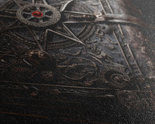 Carregar imagem no visualizador da galeria, A Book Of Spells Framed Canvas Print, Halloween Wall Art, Halloween Decor, Canvas Wall Art With Frame, Spellbook Art