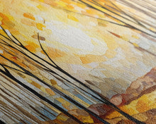 Load image into Gallery viewer, Beautiful Fall Decor Framed Canvas Print, Autumn Decor, Fall Wall Art, Above Mantle Wall Art, Art For Mantle Wall Art