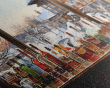 Load image into Gallery viewer, Bar Wall Decor, Winter Wall Print, Canvas Print, Wall Hanging, Panoramic Art, Home Bar Decor, Newlywed Gift, Tiny House Decor, Room Decor