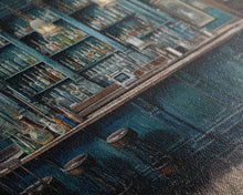 Load image into Gallery viewer, Bar Decor, Prohibition Wall Art, Saloon Wall Art, Canvas Print, Wall Hanging, Panoramic Art, Farmhouse Wall Decor, Kitchen Print, Gift Ideas