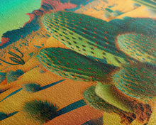 Load image into Gallery viewer, Desert Wall Art, Framed Canvas Print, Sahara Desert, Desert Image, Desert Horizon Art, Desert Abstract Art, Desert Canvas, Desert Art Work