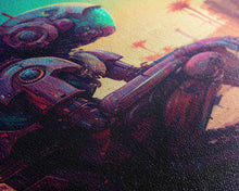 Load image into Gallery viewer, Android deep in thought, AI, fine art poster print