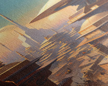 Load image into Gallery viewer, Canvas Print: Futuristic Cityscape - Modern Wall Art Decor, Vivid Colors, Ready to Hang