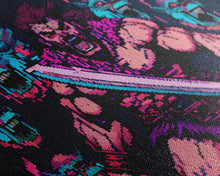 Load image into Gallery viewer, Barbarian pixel art, vaporwave RPG concept art, framed canvas print