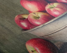 Cargar imagen en el visor de la galería, Farmhouse Kitchen Art, Framed Canvas Print, Still Life of Apples In A Rustic Bowl, Photography Print, Kitchen Decor, Rustic Country Kitchen