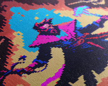 Carregar imagem no visualizador da galeria, Tabletop RPG pixel art, Human Necromancer Art, framed canvas print, framed game room decor