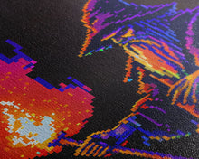 Load image into Gallery viewer, Angry Old Wizard Fire Scepter Gamer Fine Art Print, Wall Decor, Wall Poster, Wall Art Print