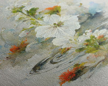 Cargar imagen en el visor de la galería, Flower Market Print, Botanical Wall Art, Floral Drawing Posters, Custom Wall Art, Canvas Print, Flower Pattern Wall Art