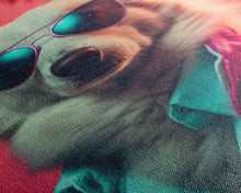 Cargar imagen en el visor de la galería, Corgi In Pink Suit Sunglasses Wall Print, Dog Décor, Dog Art Print, Dog Portrait, Framed Wall Art, Framed Canvas, Wall Print, Wall Canvas