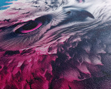 Load image into Gallery viewer, Bird Wall Print, Animal Art Print, Animal Portrait, Pink Art, Wildlife Art, Owl Art, Framed Wall Art, Framed Canvas, Wall Print, Wall Canvas