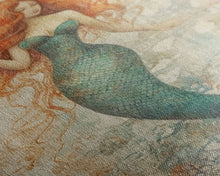 Load image into Gallery viewer, Coastal Mermaid Canvas Print Or Poster, Framed