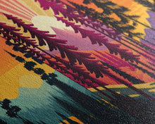 Load image into Gallery viewer, 3 Piece Framed Canvas Wall Art Retro Forest Nature Scenery Minimalist Canvas Print Modern Home Artwork Decoration for Living Room