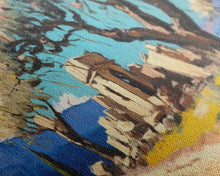 Load image into Gallery viewer, Ancient Roman Ruins, Framed Canvas Print, Old World Art, Olive Tree Amongst The Ruins, Living Room Decor