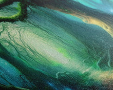 Load image into Gallery viewer, Beautiful magical fairy forest, Framed canvas print, Fantasy forest wall art Enchanted forest, Fantasy Home Decor