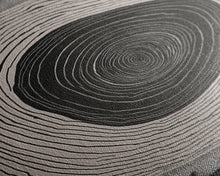 Carregar imagem no visualizador da galeria, Framed Canvas Print Wall Art, Grunge Forest Tree Rings, Abstract Illustrations, Modern Art, Nordic Decor for Bedroom, Tree Cross Section
