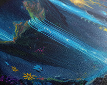 Load image into Gallery viewer, Enchanted Forest Painting, Fantasy Art, Fairy House, Fantasy, Woodland Decor, Woods, Forest, Fairy Forest