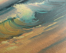 Load image into Gallery viewer, Panoramic Ocean Beach canvas prints Sea landscape Nautical photo Coastal canvas print Sea wave canvas Extra large wall art Ready to hang