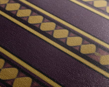 Load image into Gallery viewer, Art Deco Pattern Wall art, Framed Canvas Print, Art Deco, Canvas Wall art, Purple & gold art, Canvas wall art, Abstract art, Geometric art