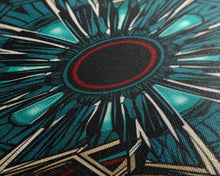 Load image into Gallery viewer, Art Deco Pattern Wall art - Framed Canvas Print - Art Deco - Red & blue art - Colorful painting - Patterns art - Wall art - Living room art