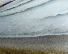 Carregar imagem no visualizador da galeria, Canvas Beach Wall Art, Seashore, Cove, Minimalist Beach Art, Pastel Beach Wall Art, Beach Scene Art, Panoramic, Wall Art, Canvas Print