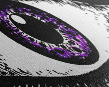 Load image into Gallery viewer, Big Eye Art, Line Art Print, Canvas Print, Eye Canvas Art, Eye Art Original, Framed Art Print, Wall Decor, Panoramic, Wall Art, Canvas Print