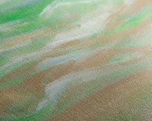 Carregar imagem no visualizador da galeria, Abstract Green Ocean Wall Art Canvas Print, Minimalist Ocean Art, Seascape Wall Decor, Wall Art, Panoramic, Wall Art, Canvas Print