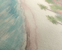 Load image into Gallery viewer, Beach Scene Art Canvas Print, Seashore, Seascape, Canvas Beach Wall Art, Tropical Beach, Waves Wall Art, Panoramic, Wall Art, Canvas Print