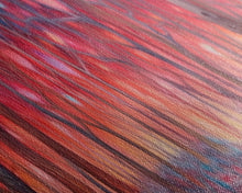 Load image into Gallery viewer, Enchanted Forest Art, Abstract Forest Art, Pink Forest, Pastel Wood, Wall Decor, Large Canvas Print, Panoramic, Wall Art, Canvas Print