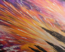 Carregar imagem no visualizador da galeria, Fireworks Over Forest Canvas Art Print, Woods, Pines Trees, Wall Decor, Framed Large Canvas Print, Panoramic, Wall Art, Canvas Print