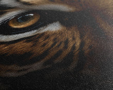 Carregar imagem no visualizador da galeria, Eye Of Tiger, Tiger Portrait, Big Cat Art, Framed Canvas Print, Tiger Photography, Wildlife Photo, Wood Frame Art