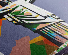 Load image into Gallery viewer, Brazil Travel Poster, Christ The Redeemer, Rio de Janeiro Wall Art, Travel Wall Print, Travel Poster, Travel Wall Art, Canvas Wall Print