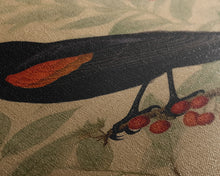 Load image into Gallery viewer, Black And Orange Bird Wall Art, Oriole Wall Decor, Animal Wall Art, Minimalist Print, Wall Decor, Canvas Print, Wall Art, Framed Canvas