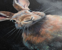 Load image into Gallery viewer, Animal Wall Art, Bunny Art Print, Rabbit Wall Decor, Minimalist Wall Art, Wall Decor, Canvas Print, Wall Art, Framed Canvas Art