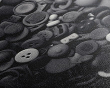 Cargar imagen en el visor de la galería, Collection Of Buttons Wall Art, Sewing Room Wall Decor, Black And White, Minimalist Print, Wall Decor, Canvas Print, Wall Art, Framed Canvas
