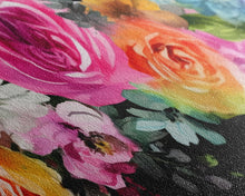 Carregar imagem no visualizador da galeria, Abstract Flower Wall Decor, Floral Wall Art, Nature Wall Decor, Panoramic Wall Decor, Canvas Print, Wall Art, Framed Canvas Art