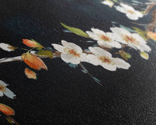 Cargar imagen en el visor de la galería, Cherry Blossoms Wall Decor, Floral Wall Art, White Flowers Wall Art, Panoramic Wall Decor, Canvas Print, Wall Art, Framed Canvas Art
