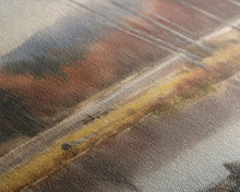 Carregar imagem no visualizador da galeria, Autumn Landscape Wall Decor, Creek Wall Art, Nature Painting Wall Decor, Panoramic Wall Decor, Canvas Print, Wall Art, Framed Canvas Art