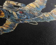 Load image into Gallery viewer, Astronaut Wall Decor, Space Suit Wall Art, Minimalist Wall Art, Panoramic Wall Decor, Canvas Print, Wall Art, Framed Canvas Art