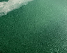 Load image into Gallery viewer, Emerald Green Rain Cloud Wall Art, Framed Canvas Or Poster Print, Abstract Art Print, Minimalist Wall Decor, Maximalist Decor, Dark Green