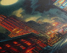 Load image into Gallery viewer, Early 20th century NYC wall art, canvas print, historic New York City wall art