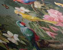 Cargar imagen en el visor de la galería, Flowers Wall Art, Animal Wall Art, Bird Art Print, Parrot Painting, Panoramic Art, Wall Art, Canvas Art, Landscape Art, Client Gift, Office